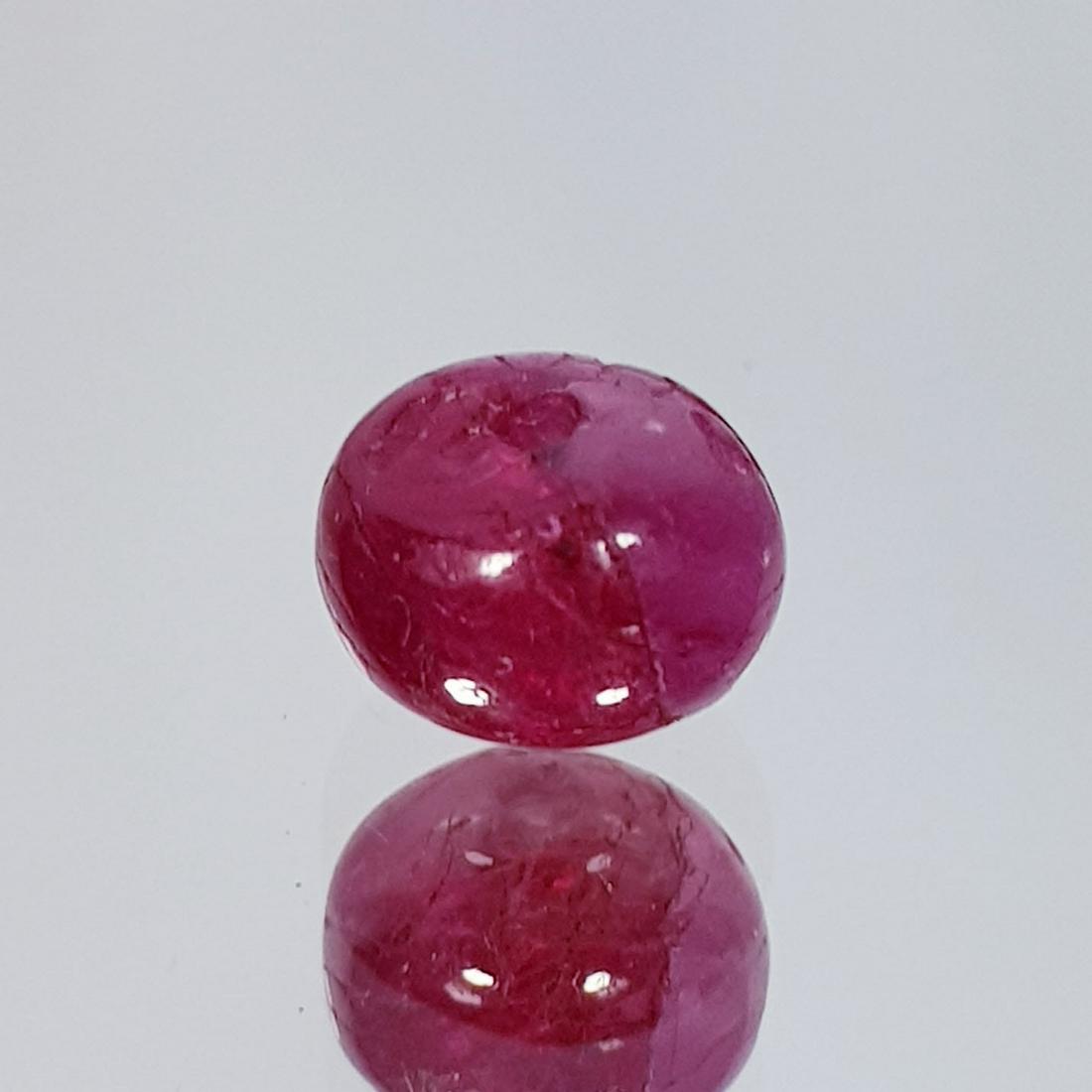 4.26 Ct Natural 8mm Ruby Bead Drilled (1 of 5)