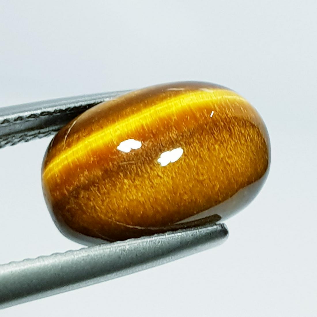 7.36 Ct Natural Tiger Eye Oval Cabochon (1 of 5)