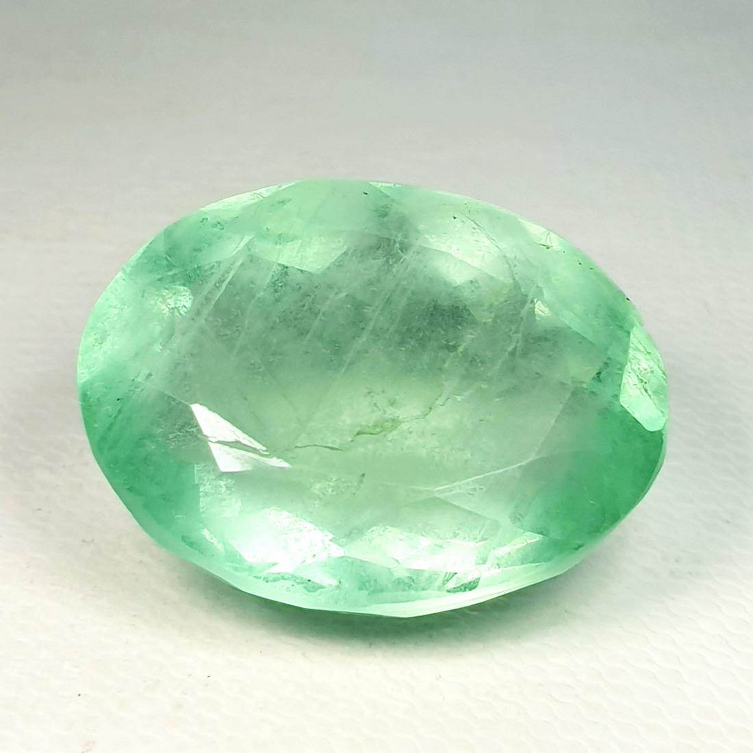 Natural Green Fluorite Oval Cut 44.25 ct (1 of 4)