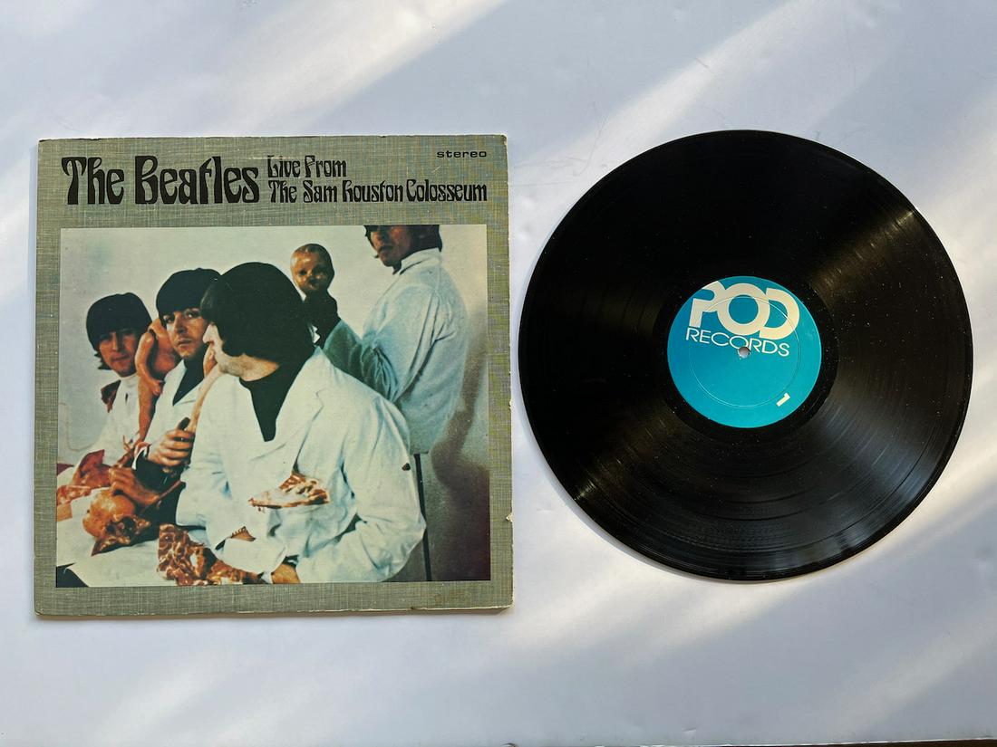 THE BEATLES LIVE FROM THE SAM HOUSTON COLOSSEUM: THE BEATLES LIVE FROM THE SAM HOUSTON COLOSSEUM. AUDIFON RECORDS RECORDS. BVP 006. STEREO. POD RECORDS ON LABEL OF ALBUM. The Beatles – Live From The Sam Houston Colosseum Label: Audifön Records ��