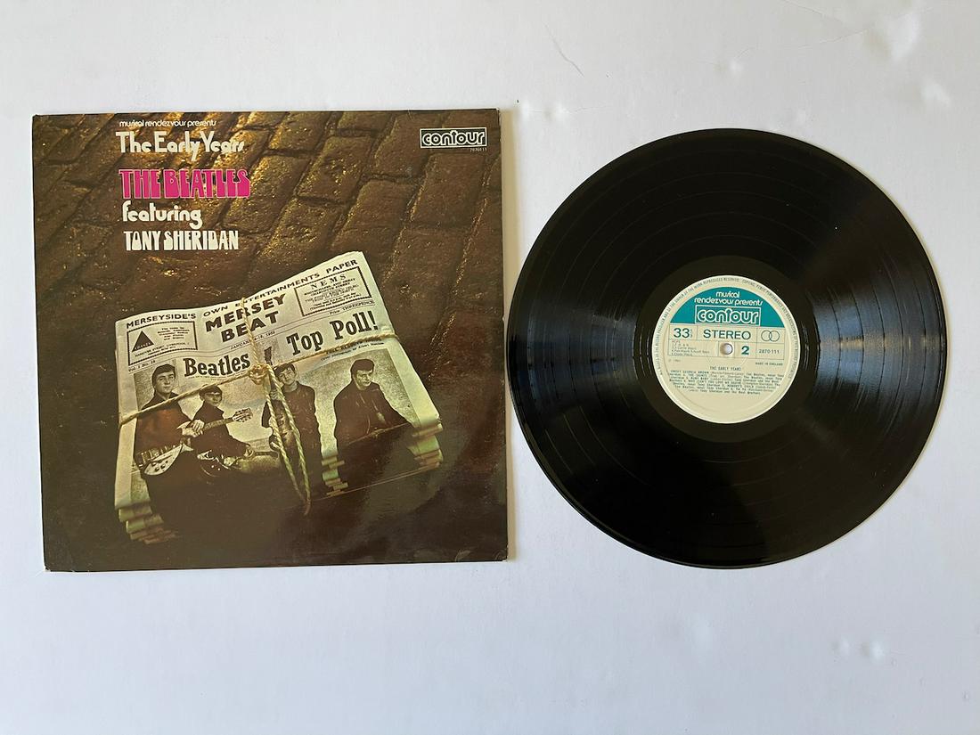 THE EARLY YEARS THE BEATLES FEATURING TONY SHERIDAN: THE EARLY YEARS THE BEATLES FEATURING TONY SHERIDAN. CONTOUR RECORDS. 2870111. The Beatles Featuring Tony Sheridan – Musical Rendezvous Presents The Early Years Label: Contour – 2870-111 Format: V