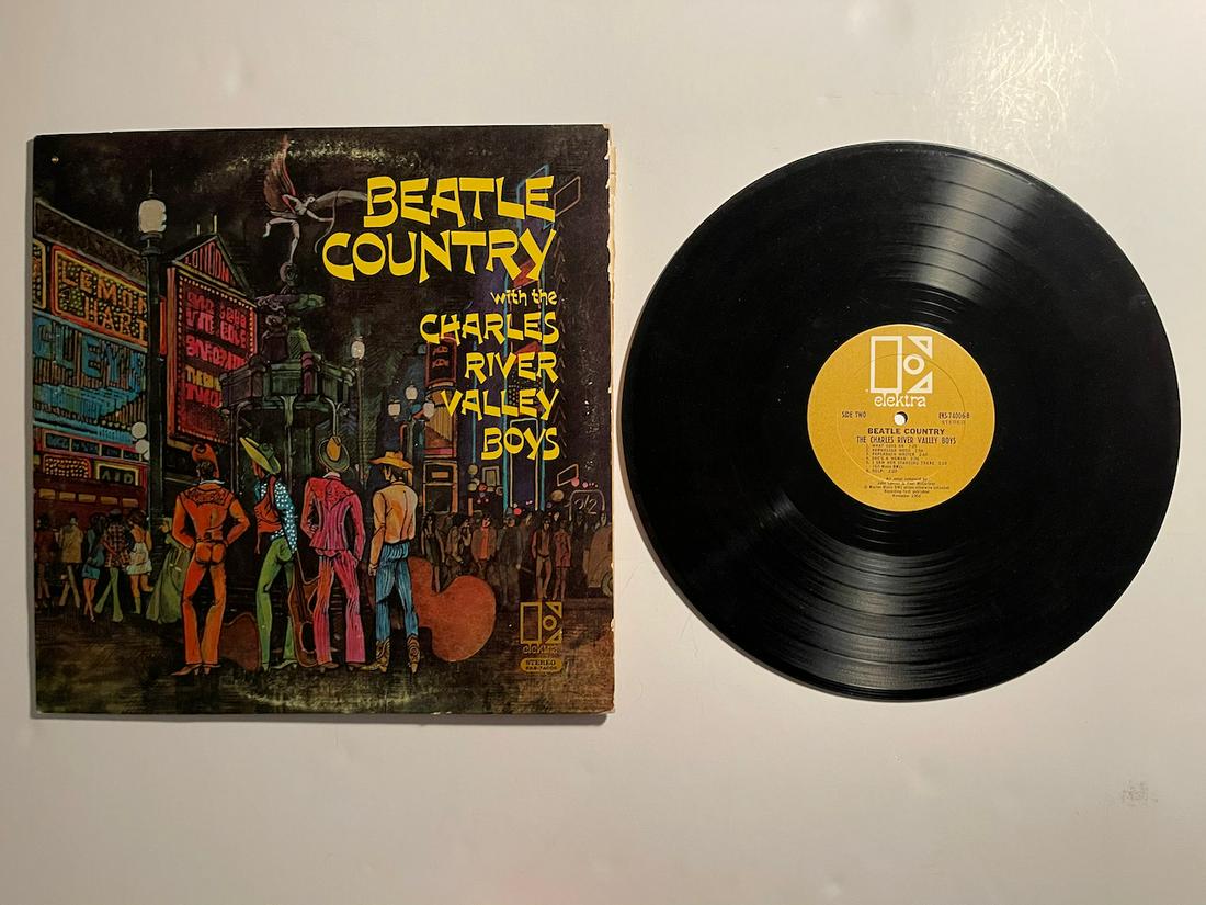 BEATLE COUNTRY WITH THE CHARLES RIVER VALLEY BOYS: BEATLE COUNTRY WITH THE CHARLES RIVER VALLEY BOYS. ELEKTRA RECORDS. EKS-74006. Charles River Valley Boys – Beatle Country Label: Elektra – EKS 74006 Format: Vinyl, LP, Stereo Country: US Released: