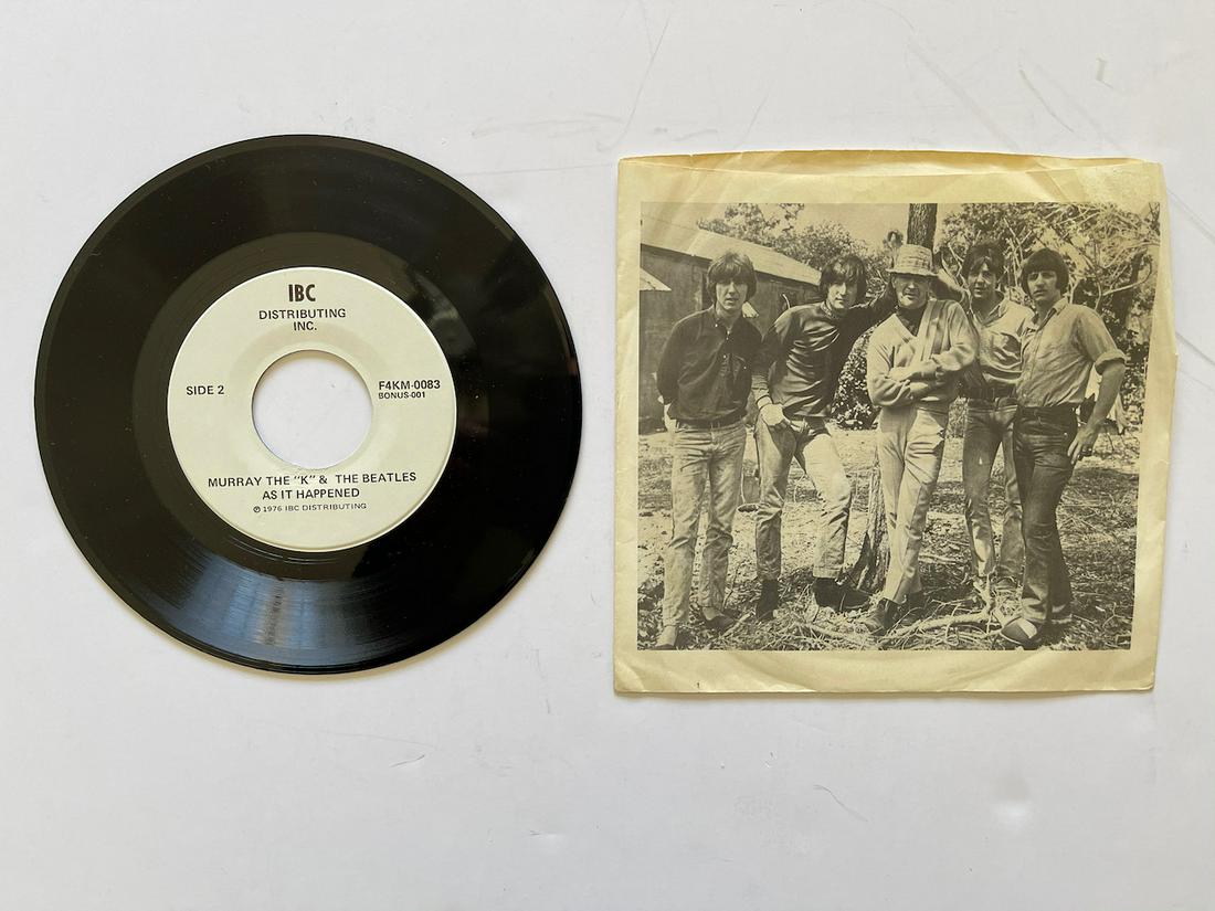 AS IT HAPPENED 45 - RARE!: AS IT HAPPENED 45 RPM record. MURRAY THE K AND THE BEATLES AS IT HAPPENED. IBC DISTRIBUTING INC. 1976. F4KM-0082. The Beatles, Murray The K – Murray The "K" & The Beatles As It Happened Label: IBC D