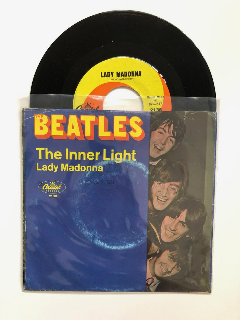 Lady Madonna PICTURE SLEEVE: The Beatles – Lady Madonna / The Inner Light PICTURE SLEEVE Reserve: $10.00 Shipping: Domestic: Flat-rate of $6.00 to anywhere within the contiguous U.S. International: Foreign shipping rates are de