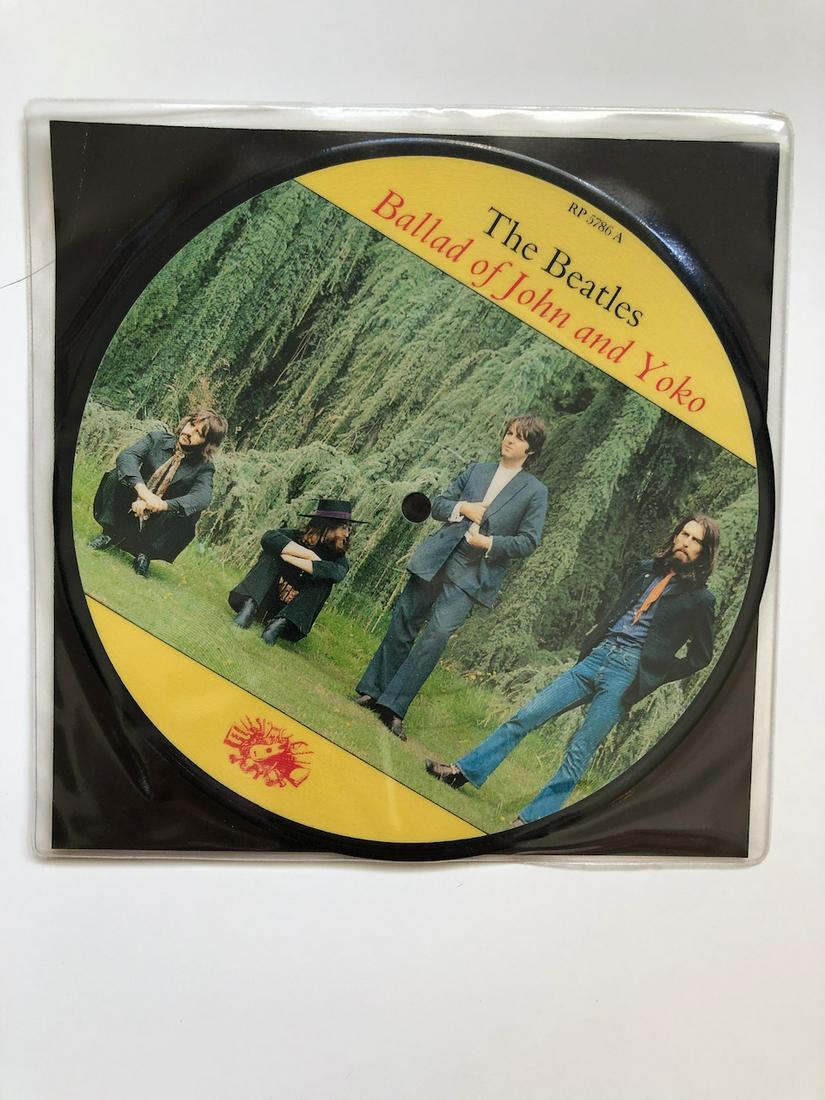 Ballad Of John And Yoko PICTURE DISC: The Beatles – Ballad Of John And Yoko PICTURE DISC Reserve: $10.00 Shipping: Domestic: Flat-rate of $6.00 to anywhere within the contiguous U.S. International: Foreign shipping rates are determined 