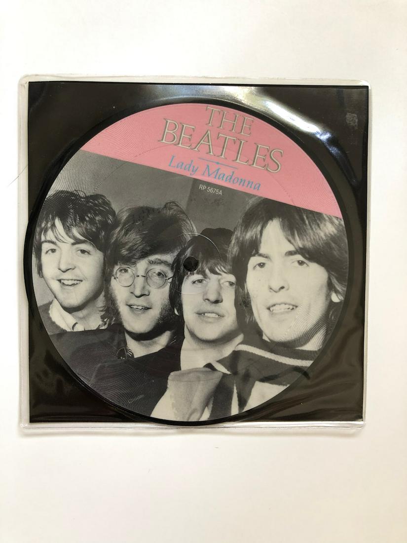 Lady Madonna PICTURE DISC: The Beatles – Lady Madonna PICTURE DISC Reserve: $12.00 Shipping: Domestic: Flat-rate of $6.00 to anywhere within the contiguous U.S. International: Foreign shipping rates are determined by destinat