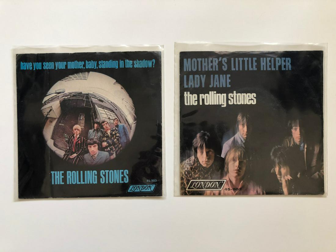 Mother's Little Helper PICTURE SLEEVE: The Rolling Stones – Mother's Little Helper / Lady Jane - scratched vinyl AND The Rolling Stones – Have You Seen Your Mother, Baby, Standing In The Shadow? PICTURE SLEEVE Reserve: $8.00 Shipping: 