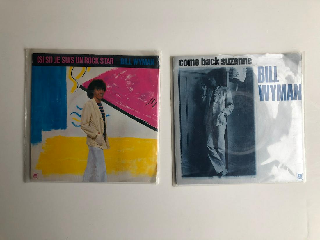 BILL WYMAN PICTURE SLEEVE 45s: BILL WYMAN PICTURE SLEEVE 45s INCLUDING: Bill Wyman – Come Back Suzanne Label: A&M Records – AMS 8170 Format: Vinyl, 7", 45 RPM, Single, Stereo Country: UK - AND - Bill Wyman – (Si Si) Je Suis U