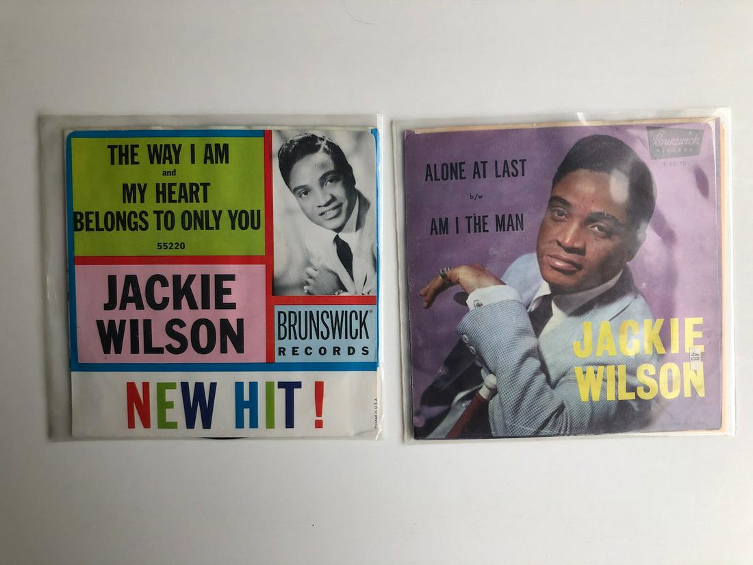 JACKIE WILSON PICTURE SLEEVE 45s: JACKIE WILSON PICTURE SLEEVE 45s INCLUDING: Jackie Wilson – My Heart Belongs To Only You / The Way I Am Label: Brunswick – 55220 Format: Vinyl, 7", 45 RPM, Single Country: US Released: 1961 - AND 