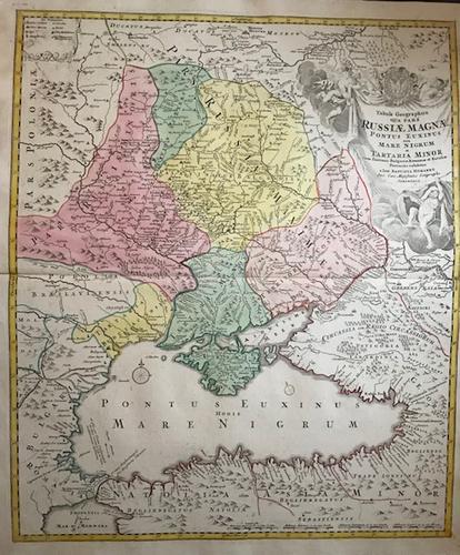 Southern Russia, Ukraine and Black Sea area. 1762 by (1 of 5)