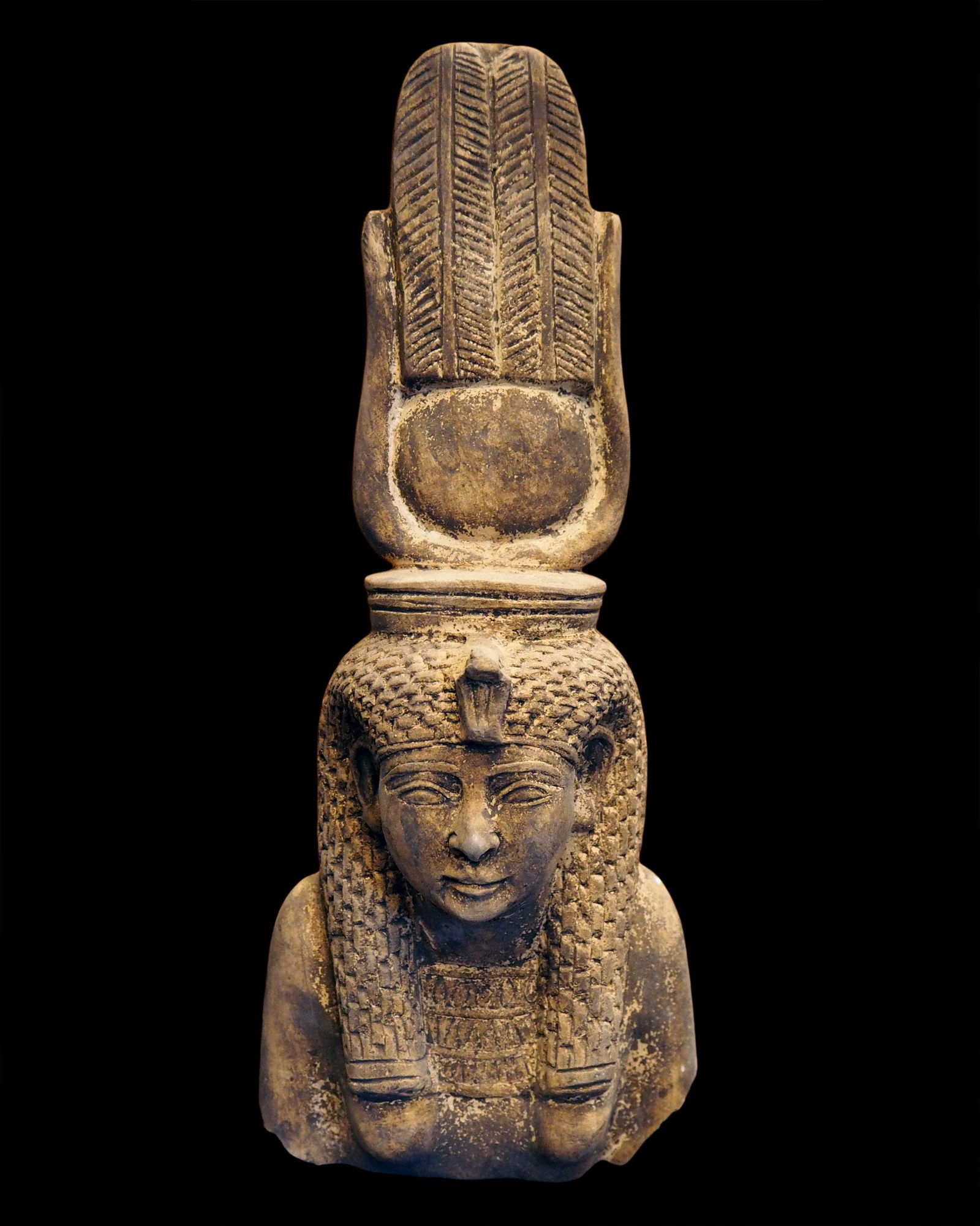 Egyptian limestone head from Isis (1 of 4)