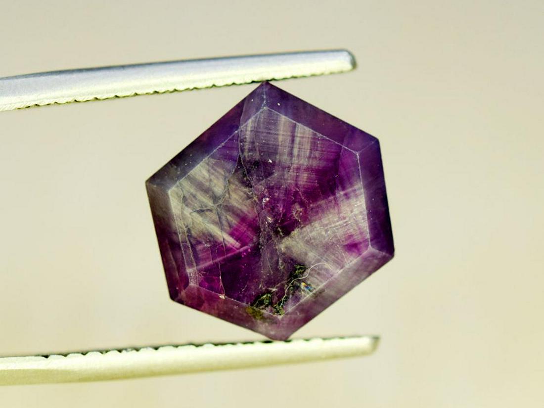 Rarest 9.75 Carats Attractive Pink Purple Color Natural (1 of 4)