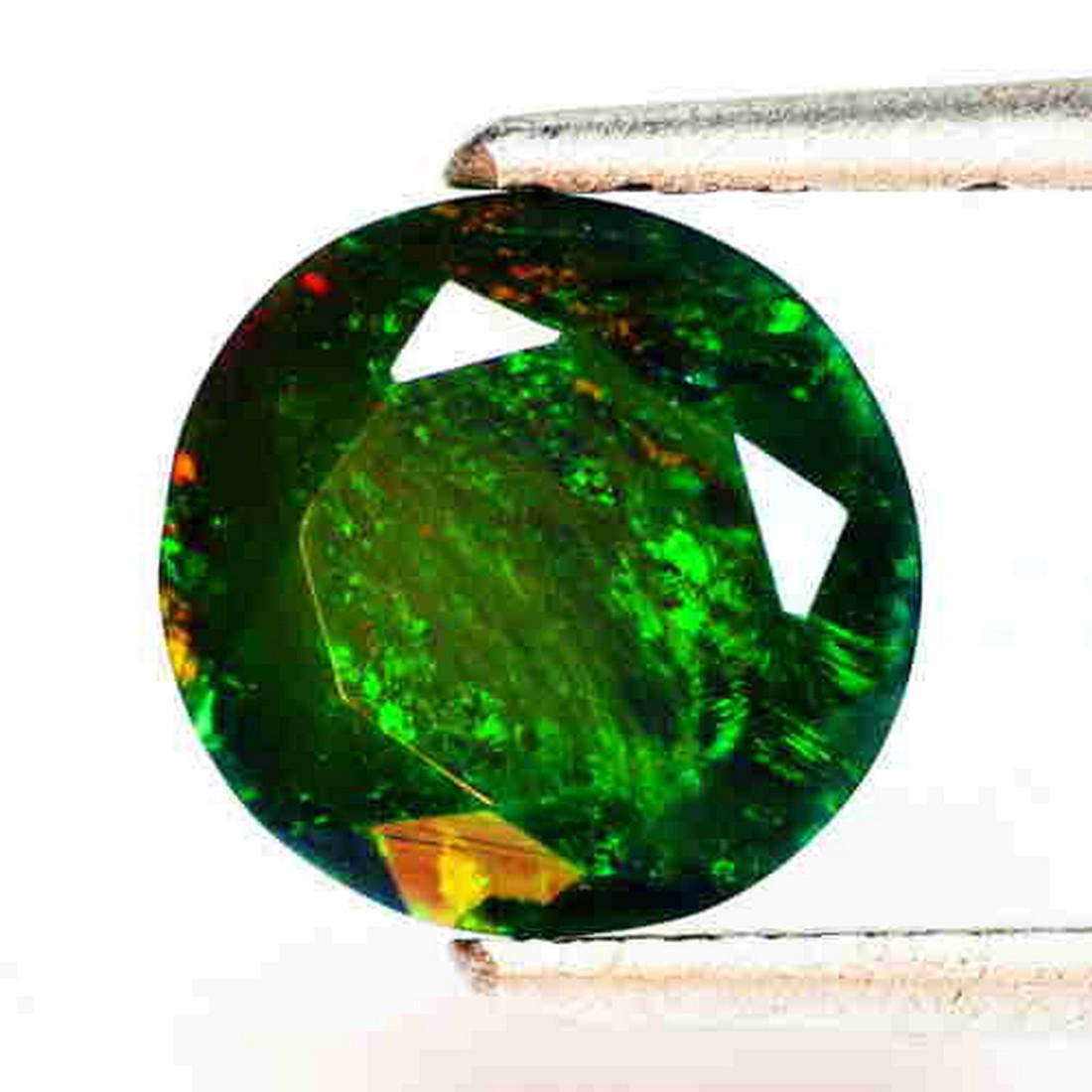 1.44Ct IF Superb Round cut 8 x 8 mm 3D Multi color (1 of 2)