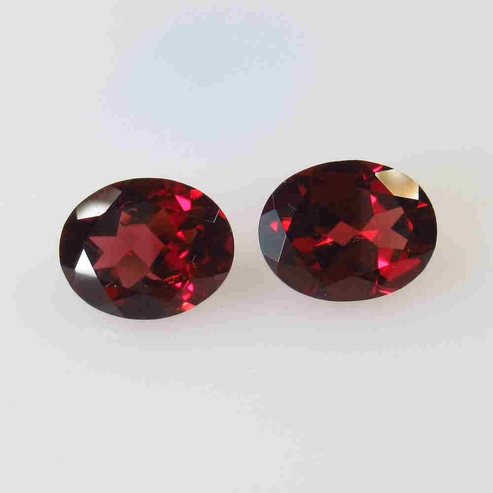 5.74 Ctw Natural Pink Rhodolite Garnet Oval Pair (1 of 2)