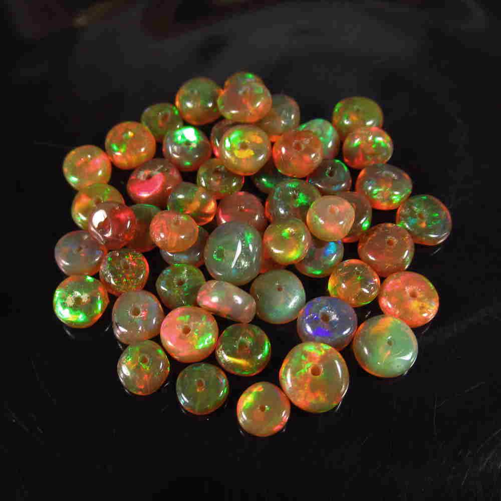 15.40 Cts 49 Natural Opal Beads (1 of 8)