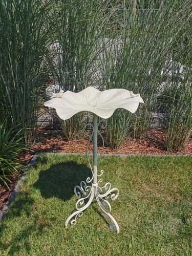 Wrought iron birdbath - Animal feeder - Charming garden (1 of 11)