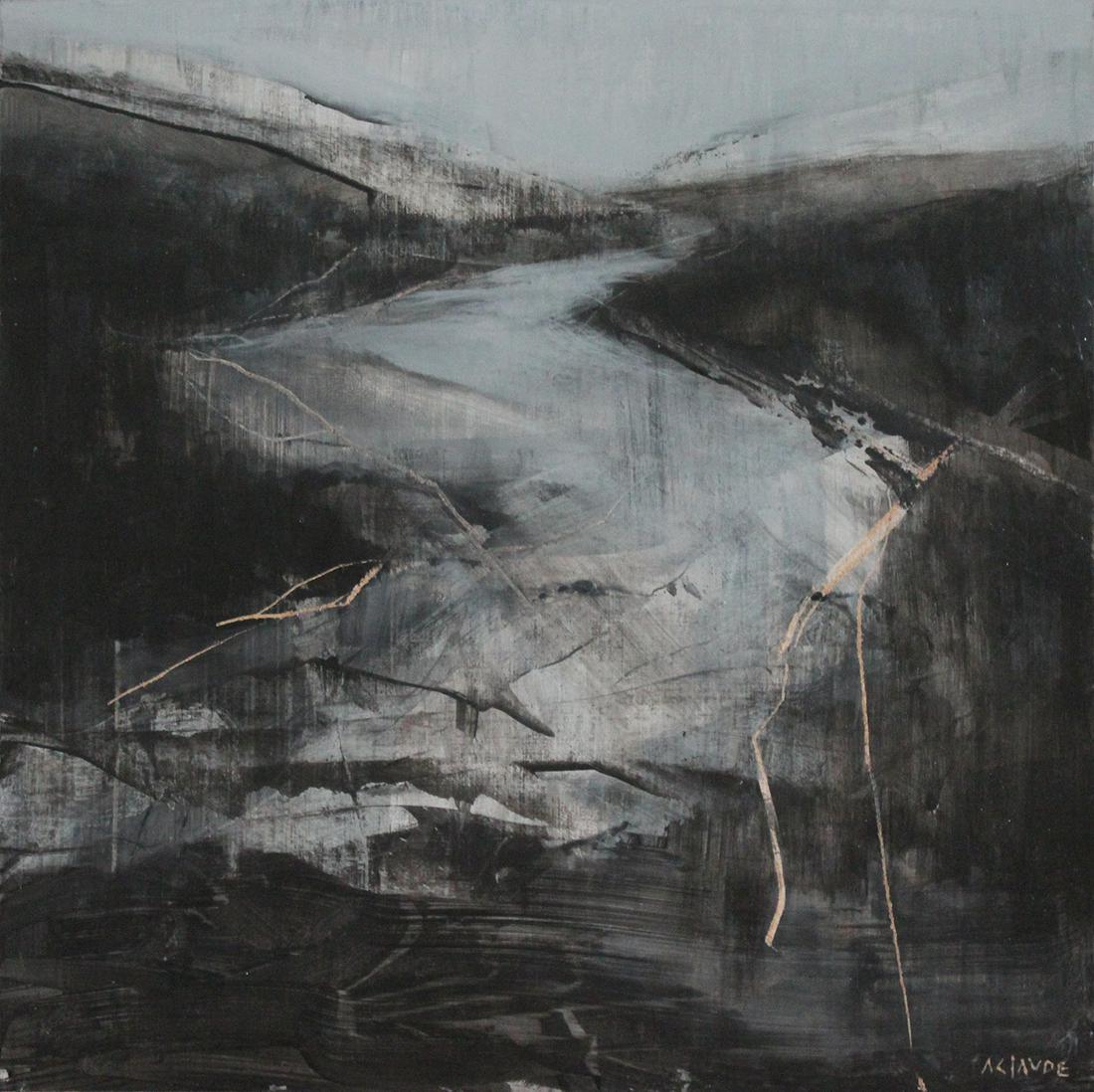 La fuite, Alex CLAUDE(1971-): Artist: Alex CLAUDE(1971-) Title: La fuite Medium: Acrylic on wood pannel Dimensions: 40x40 cm Description: Without frame, signed lower right. Dated and signed on the back. 2020 Reserve: $70.00 Shippi