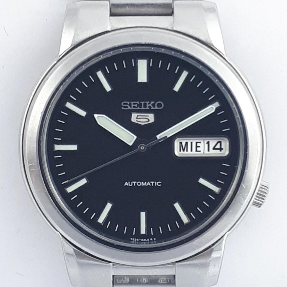 Seiko - Seiko 5 Transparent - Day-Date - Ref:7S26A -: Brand : Seiko Model : Seiko 5 Transparent - Day-Date Ref : 7S26A Gender : Men Movement : Automatic Type : Analogue wristwatch Total Lenght : 21 cm / 8,27 inch (Including Watch Case) Case Size