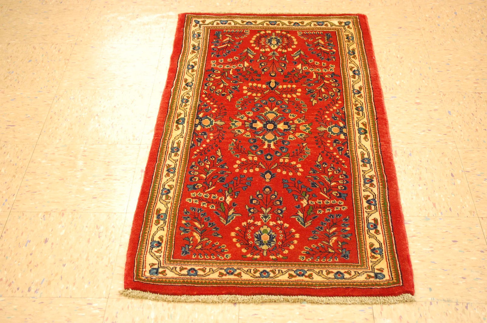 c1930s ANTIQUE GREAT SIZE SARUK RUG 2' 3" x 4'9" KORK (1 of 7)