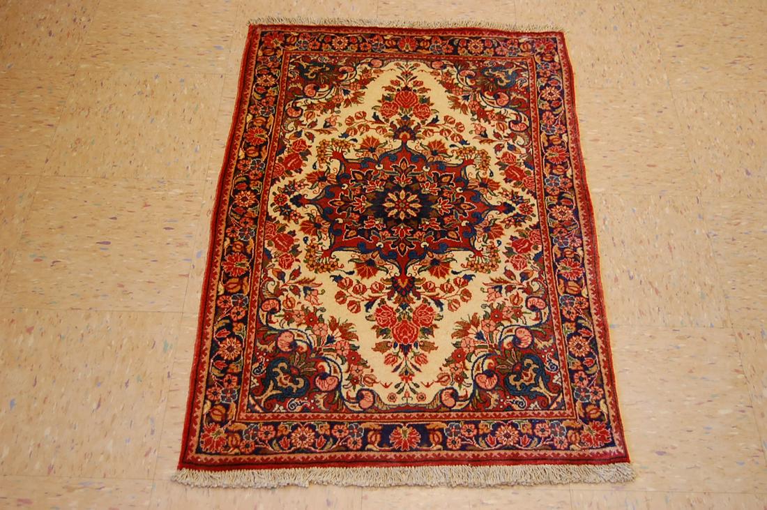 c1930s ANTIQUE DETAILED SARUK FERAHKAN RUG 2.3x3.6 HIGH (1 of 10)
