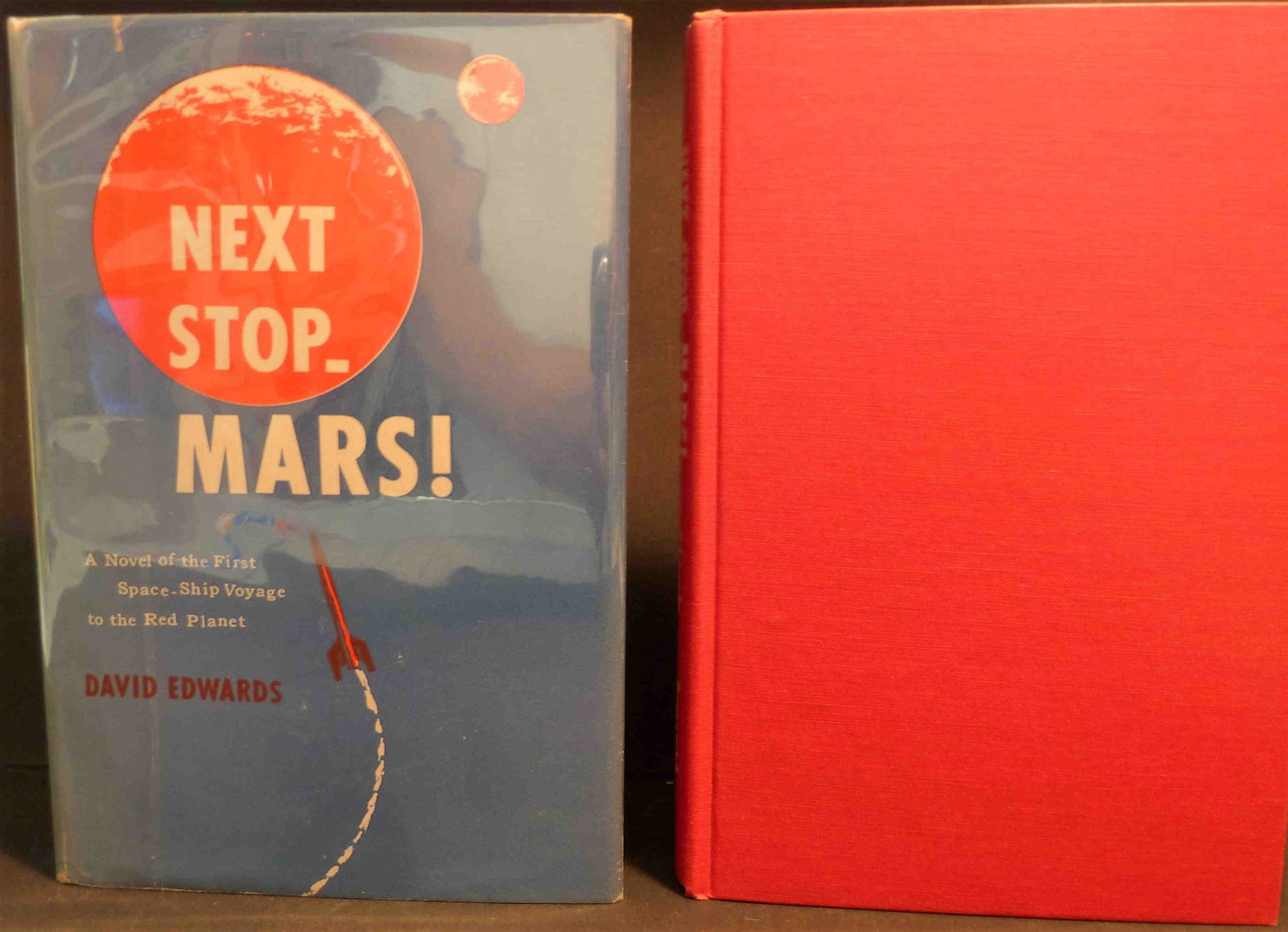 Next Stop _ Mars Signed: Title: Next Stop _ Mars Signed Author: David Edwards Date:1959 Publisher: Greenwich Book Publishers, NY Edition: First Edition Additional Information: A beautiful 1st edition copy of the scarce scienc