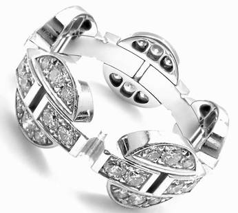 Authentic! CARTIER Himalia 18k White Gold Diamond Band: Authentic! CARTIER Himalia 18k White Gold Diamond Band Ring Size 56 US 7.5 Authentic! CARTIER Himalia 18k White Gold Diamond Band Ring Size 56 US 7.5 Product Description About This Piece: About