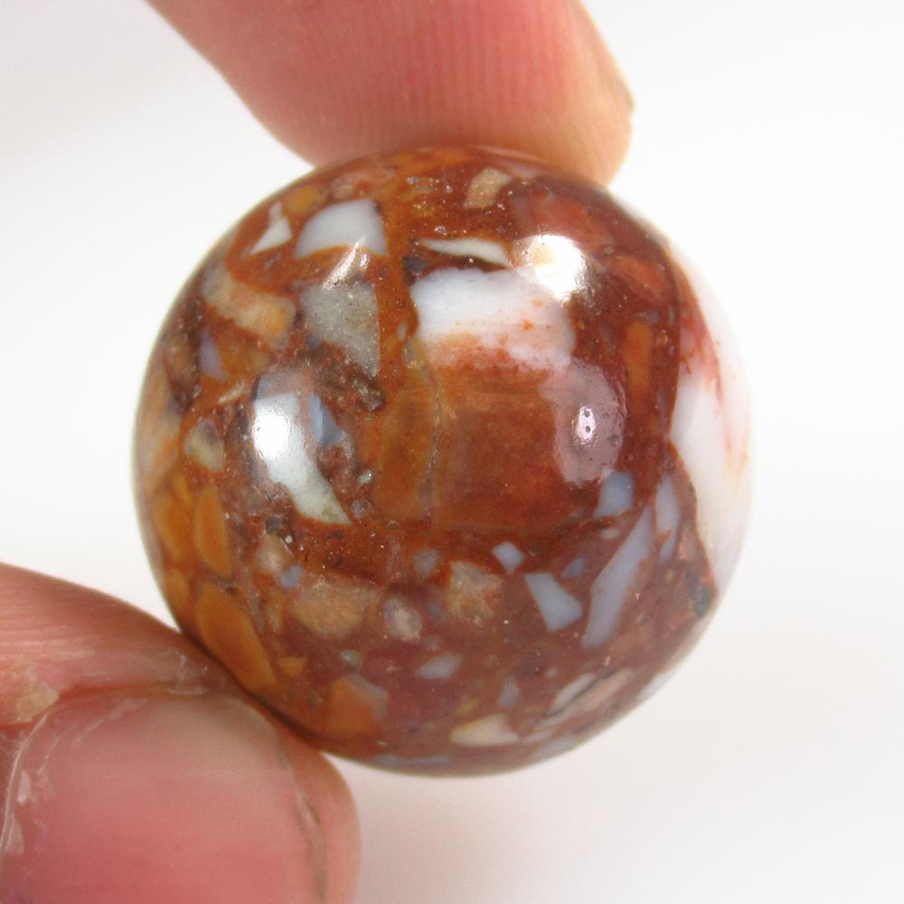 56.00 Ctw Natural Jasper Round Cabochon: No Reserve! Title: 56.00 Ctw Natural Jasper Round Cabochon Stone Clarity: Opaque Gemstone: Jasper Carat Weight: 56.00 Size/Dimensions: 23.00 x 23.00 x 14.80 mm Additional Information: Natural Fine Art