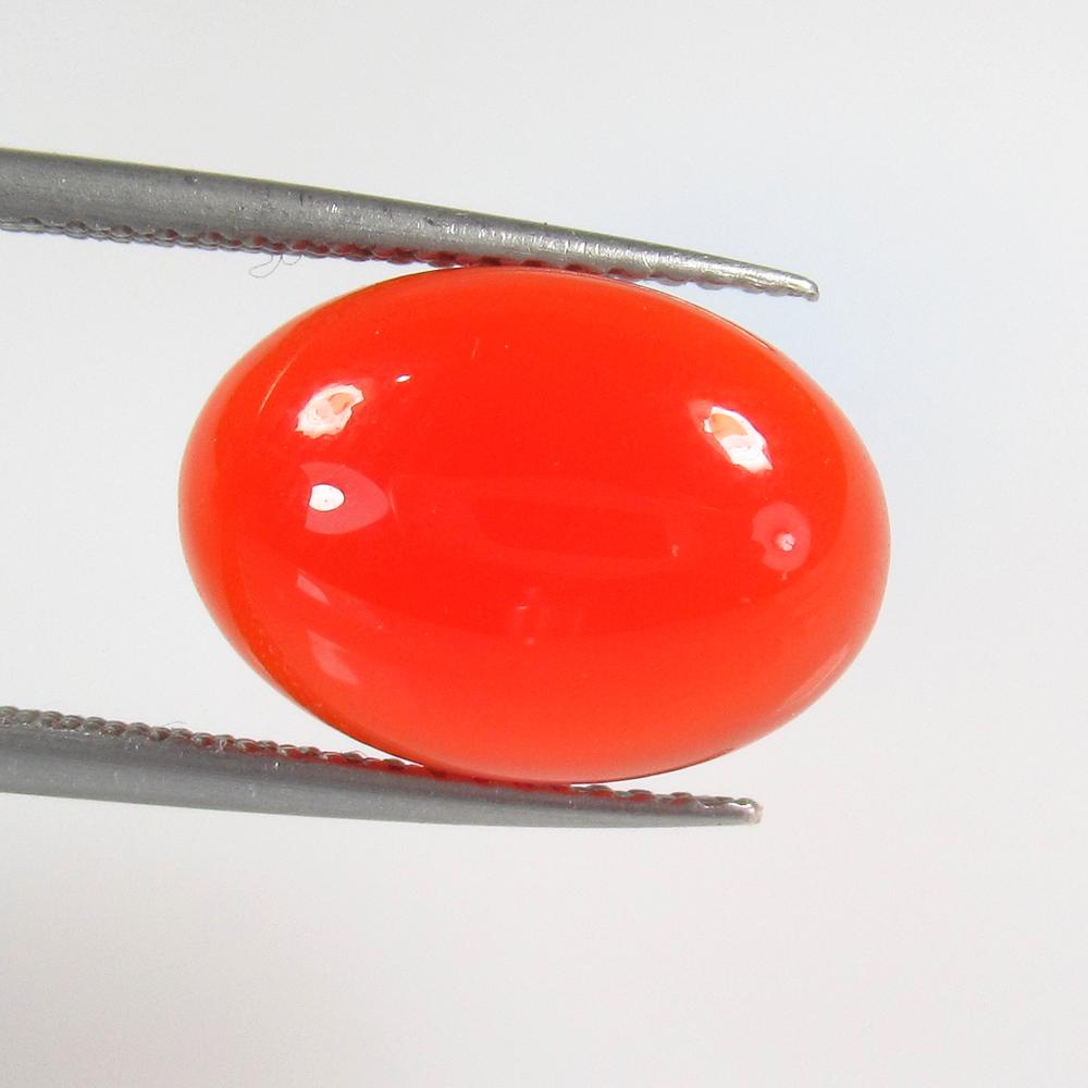 6.66 Ct Natural Carnelian Oval Cab: No Reserve! Title: 6.66 Ct Natural Carnelian Oval Cab Stone Clarity: Semi-Transparent Gemstone: Natural Carnelian Carat Weight: 6.66 Size/Dimensions: 14.20 x 10.20 x 6.10 mm Additional Information: Ex