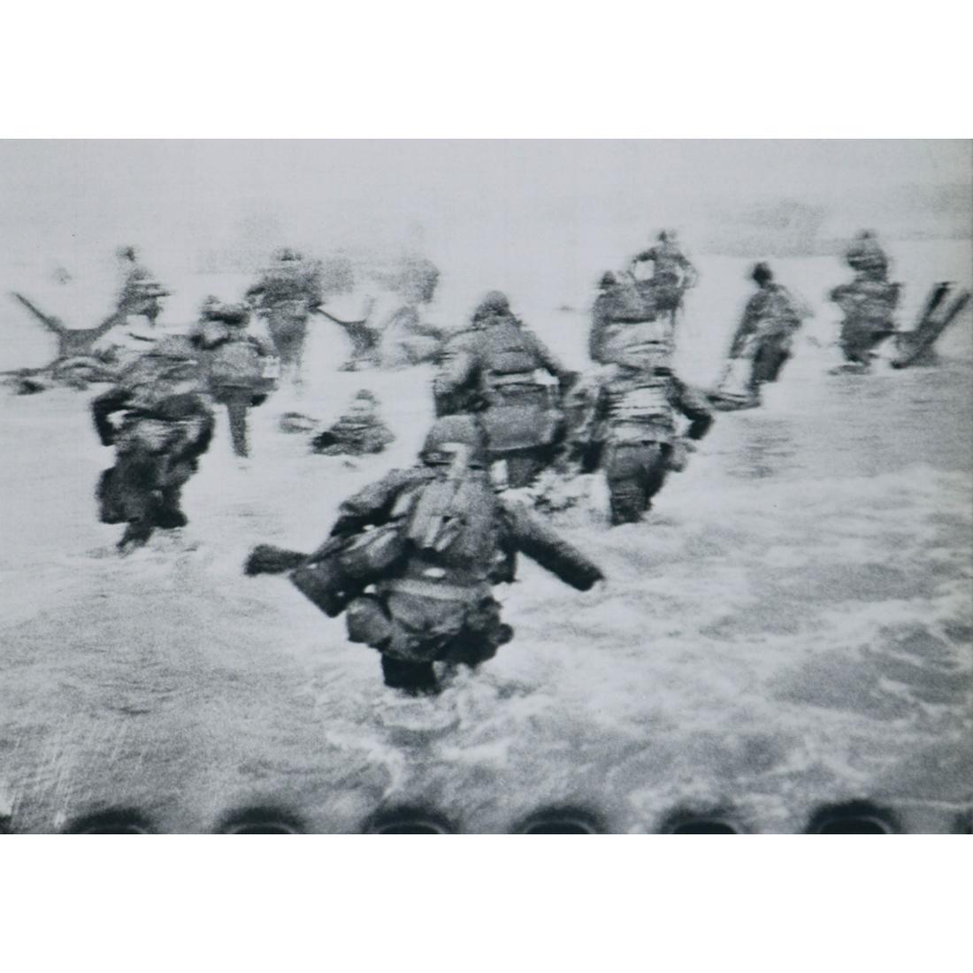 ROBERT CAPA - D-Day, Company E - First Wave. June 6, (1 of 1)