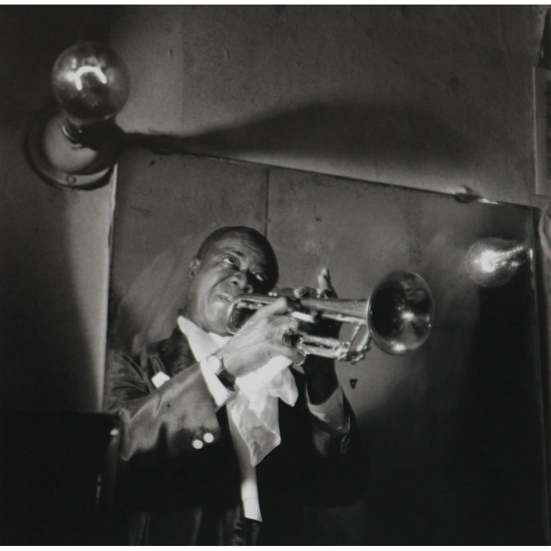 JEANLOUP SIEFF - Louis Armstrong. Paris, 1955 (1 of 1)