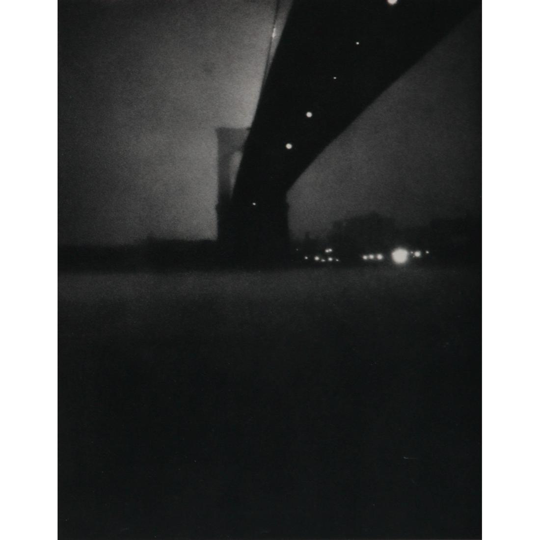 EDWARD STEICHEN - Brooklynn Bridge, 1903: Artist: EDWARD STEICHEN Print Title: Brooklynn Bridge, 1903 Medium: Sheet-fed Gravure Printing Date: 1960's Printed in Switzerland Image Size approx: 10 x 7.75 inches Edward Jean Steichen (1879-1973)