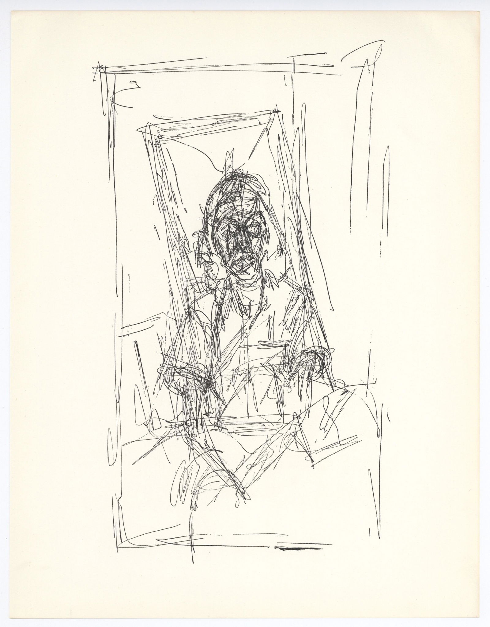 Alberto Giacometti engraving for XXe Siecle, 1956 (1 of 1)