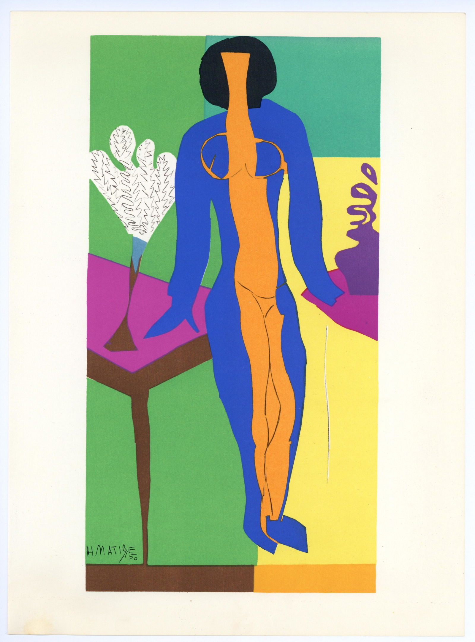 Henri Matisse lithograph "Zulma" (1 of 1)