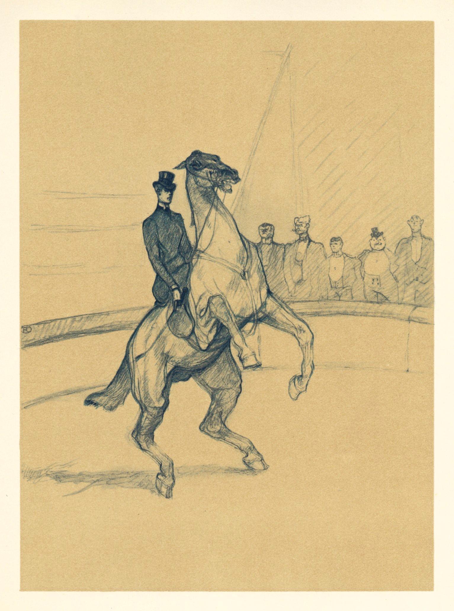 Toulouse-Lautrec lithograph | Circus "Ecuyere de haute (1 of 1)