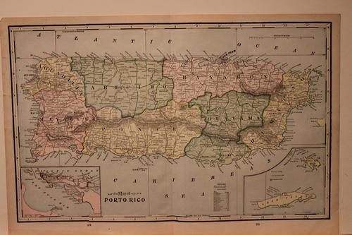 1891 Map of Porto Rico (1 of 3)