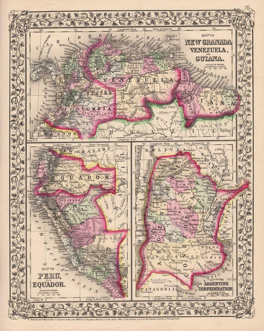 Mitchell: Colombia, Venezuela; Peru, Ecuador; Argentina (1 of 1)