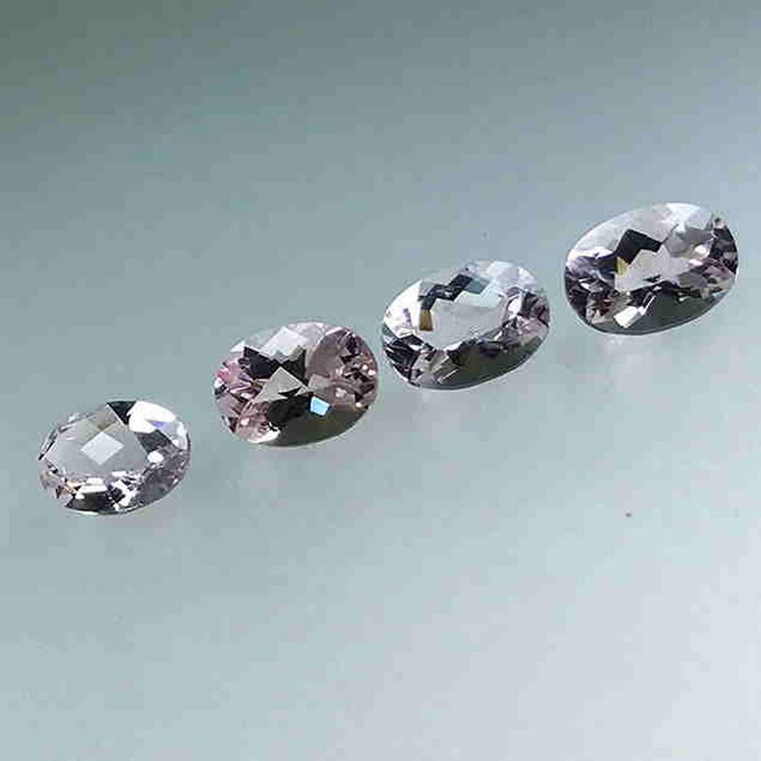 2.99 Cts Natural Oval Morganite 4 Pcs Lot: Title: 2.99 Cts Natural Oval Morganite 4 Pcs Lot Color/Clarity: PeachPink/VS Gemstone Type: Morganite Carat Weights: 2.99 Cts Size/Dimensions: 7.07 x 5.11 x 3.67 mm Reserve: $40.00 Shipping: Domestic