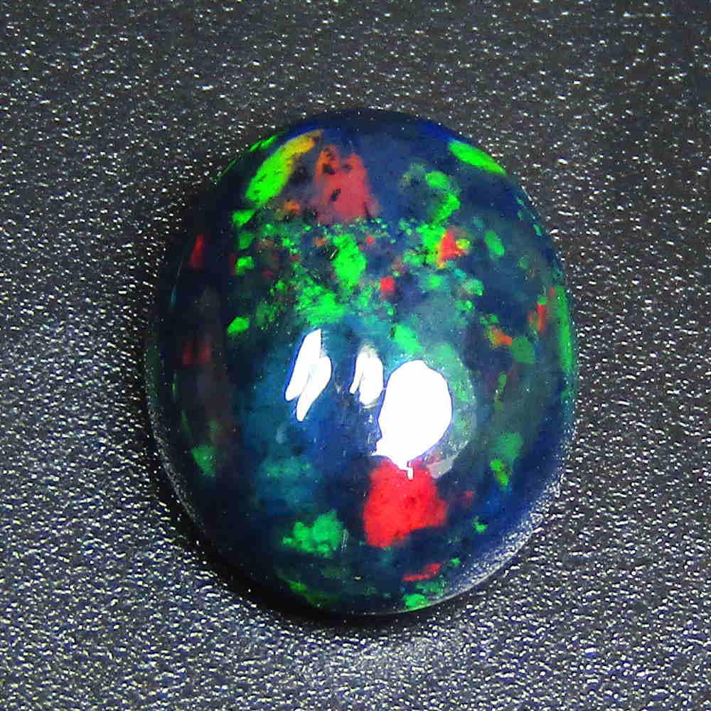1.45 CTS NATURAL ETHIOPIAN BLACK OPAL OVAL SHAPE LOOSE (1 of 3)