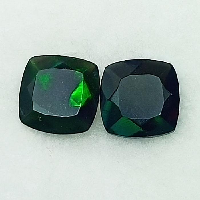 2 PCS 1.18 CTS NATURAL OPAL CUSHIION SHAPE LOOSE (1 of 2)