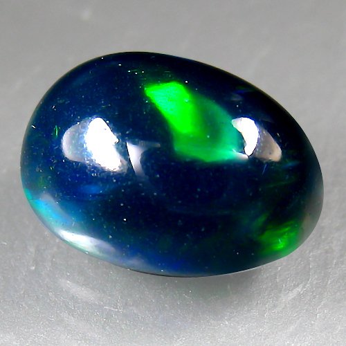 2.75 CTS NATURAL ETHIOPIAN BLACK OPAL OVAL SHAPE LOOSE (1 of 1)