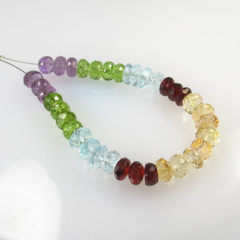 45.50 Ct Natural 36 Drilled Semi Precious Beads (1 of 2)