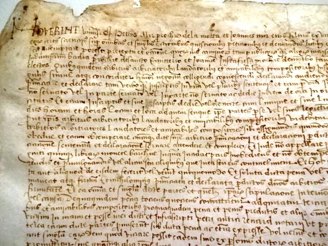 1514 Large Spanish Vellum Manuscript (1 of 3)