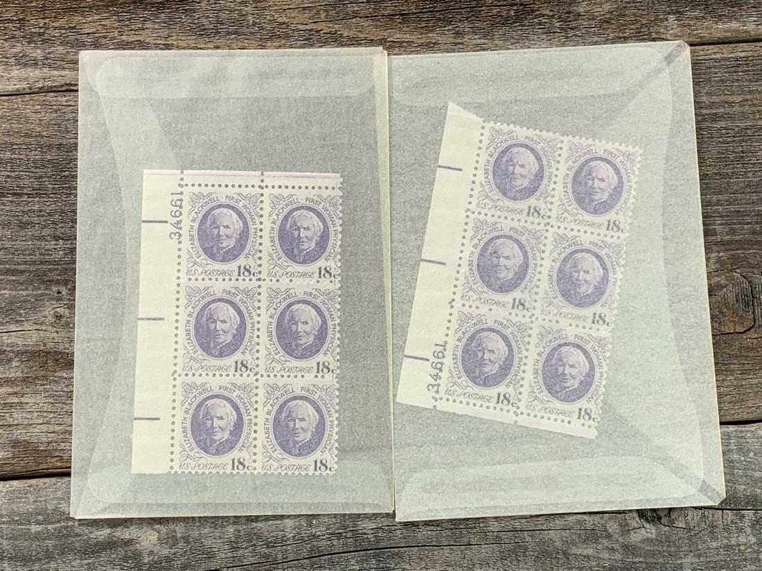 18 Cent E Blackwell Scott # 1399 Plate Block Set 2 (1 of 1)