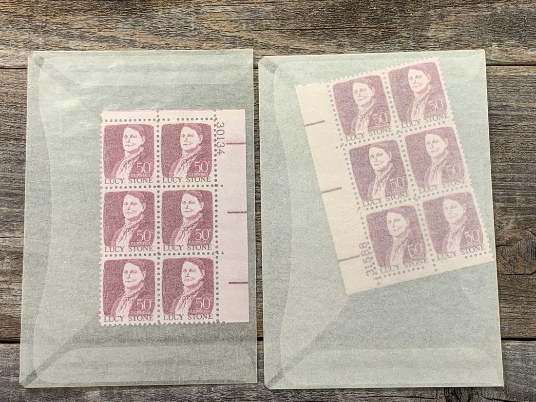 50 Cent L. Stone Scott # 1293 Plate Block Set 2 (1 of 1)