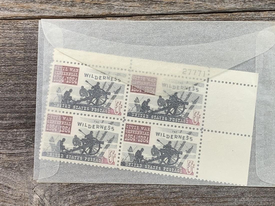 5 Cent Zip Code Block Scott # 1181 Plate Block (1 of 1)