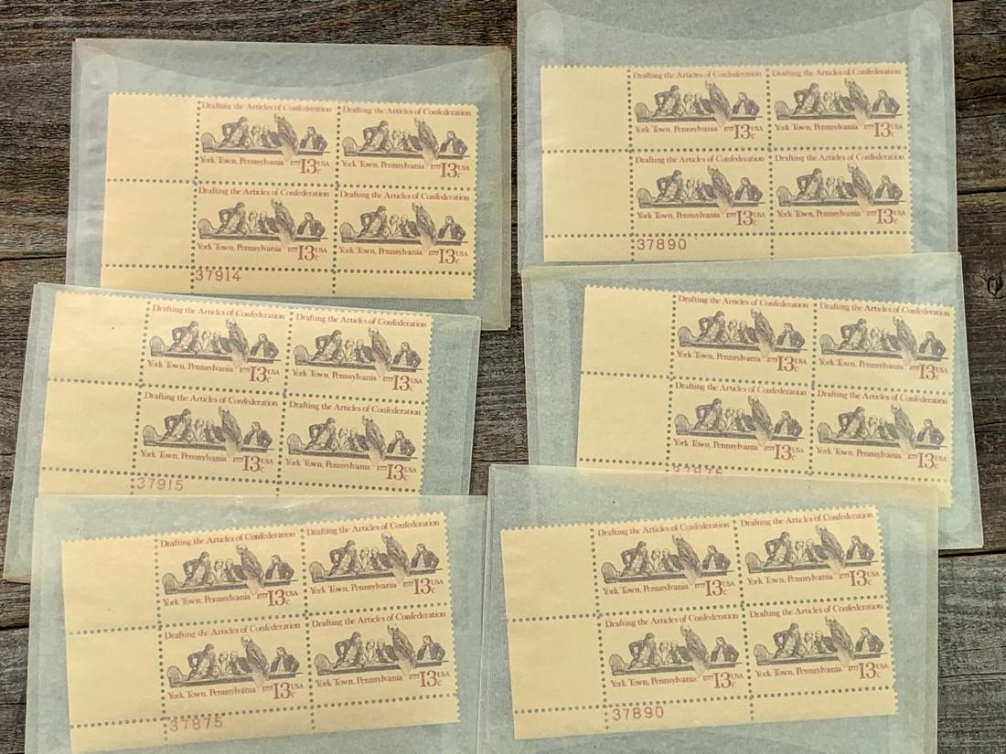 13 Cent Articles of Confederation Scott # 1726 Plate (1 of 1)