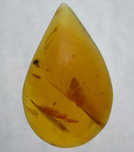 100 MILL YEARS OLD BURMITE AMBER: Title: 100 MILL YEARS OLD BURMITE AMBER Origin: Hukawang Valley, Kachin State, Myanmar Size: 2.1x1.3x0.6 cm / 0.84 gram Additional Information: honey yellow burmite amber with minor inclusions Reserve