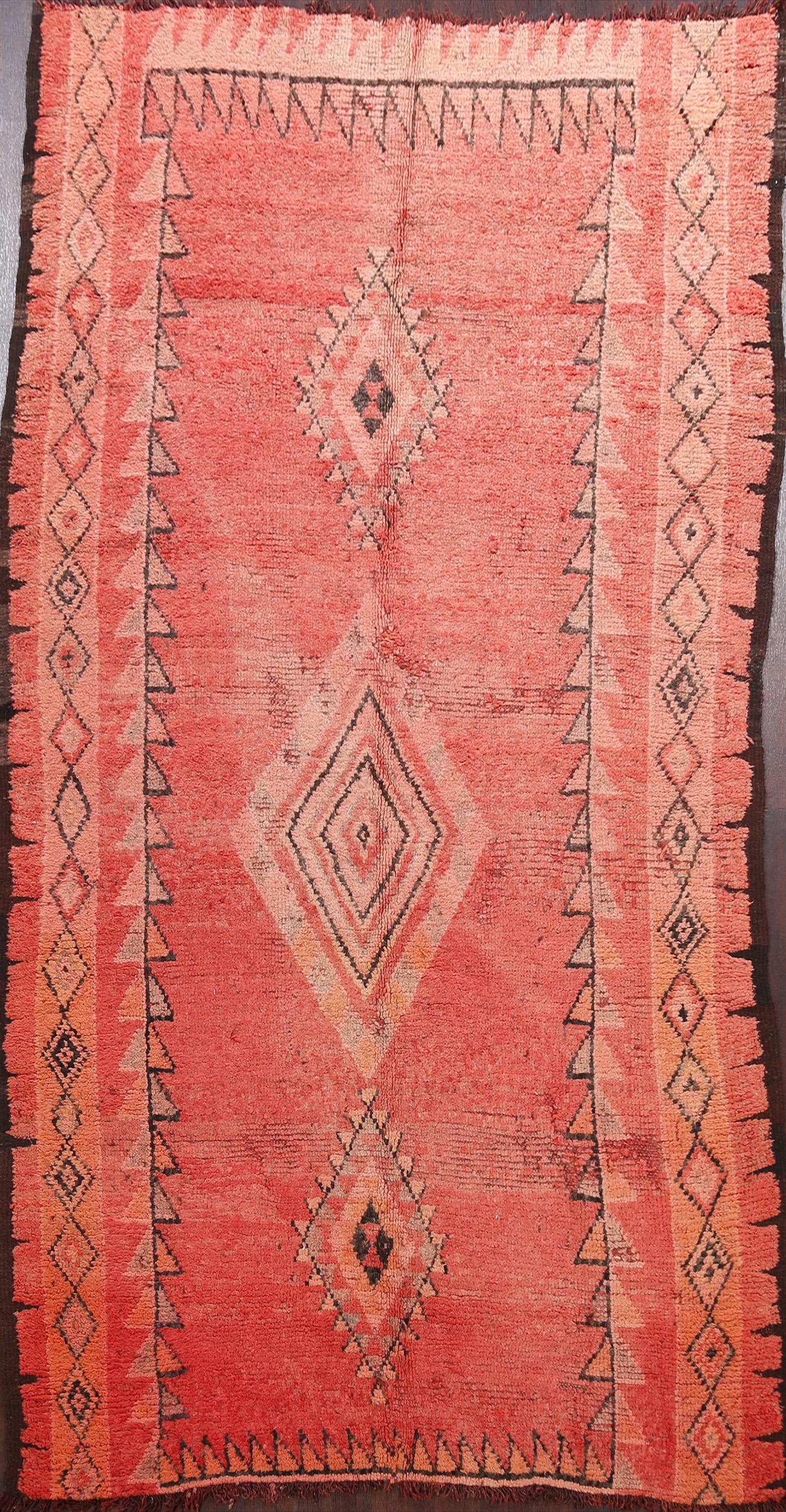 Antique Moroccan Oriental Area Rug 5x9 (1 of 20)