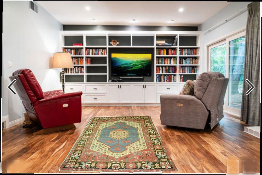 A Gorgeous Persian Bakhshayesh Decorative Rug: Title: A Gorgeous Persian Bakhshayesh Decorative Rug Date/Period: 1990 Size: 10' x 13'-8" Material: wool Description: This is an authentic handmade Persian rug. Bakshaish Rugs - Among the oversized ru