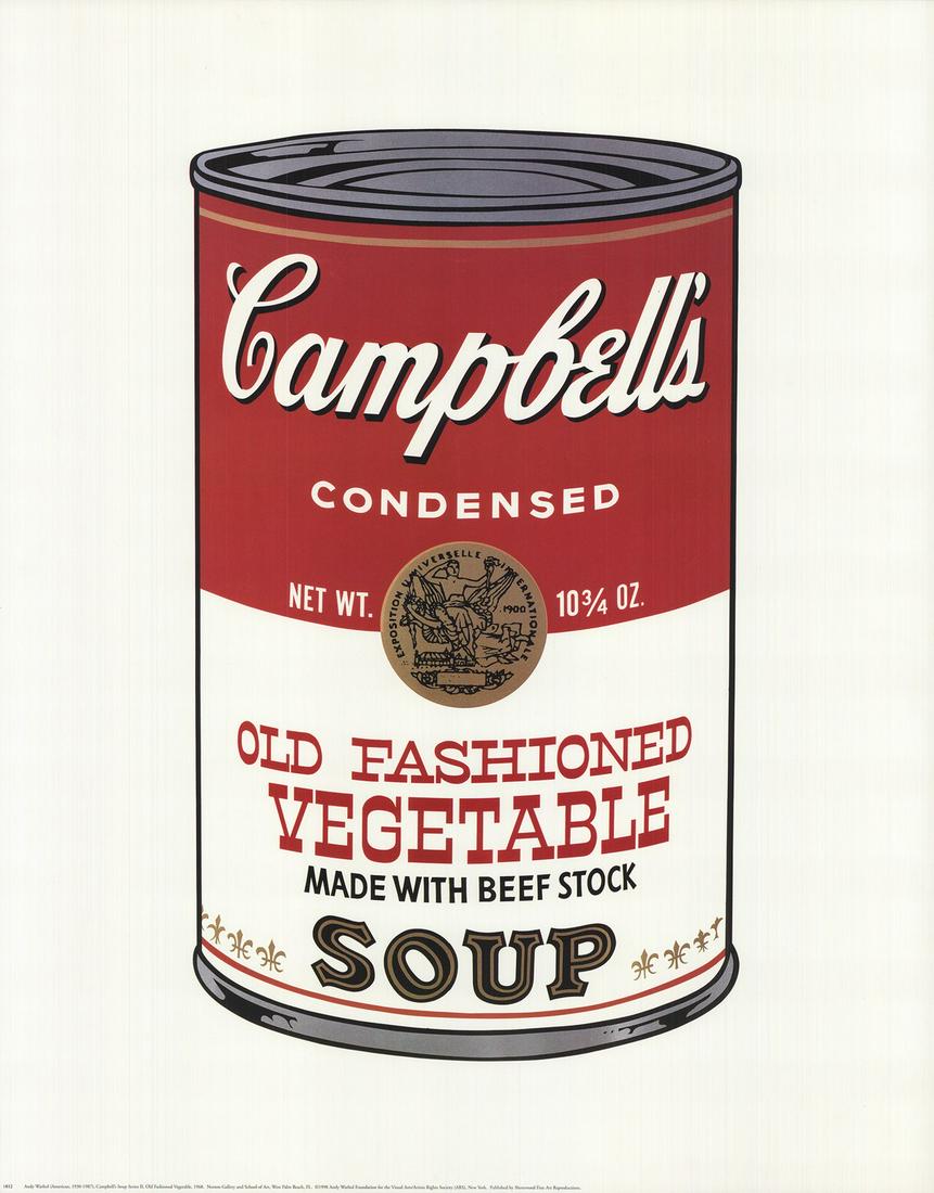 Andy Warhol: Campbell's Soup Series II, Old Fashioned (1 of 1)